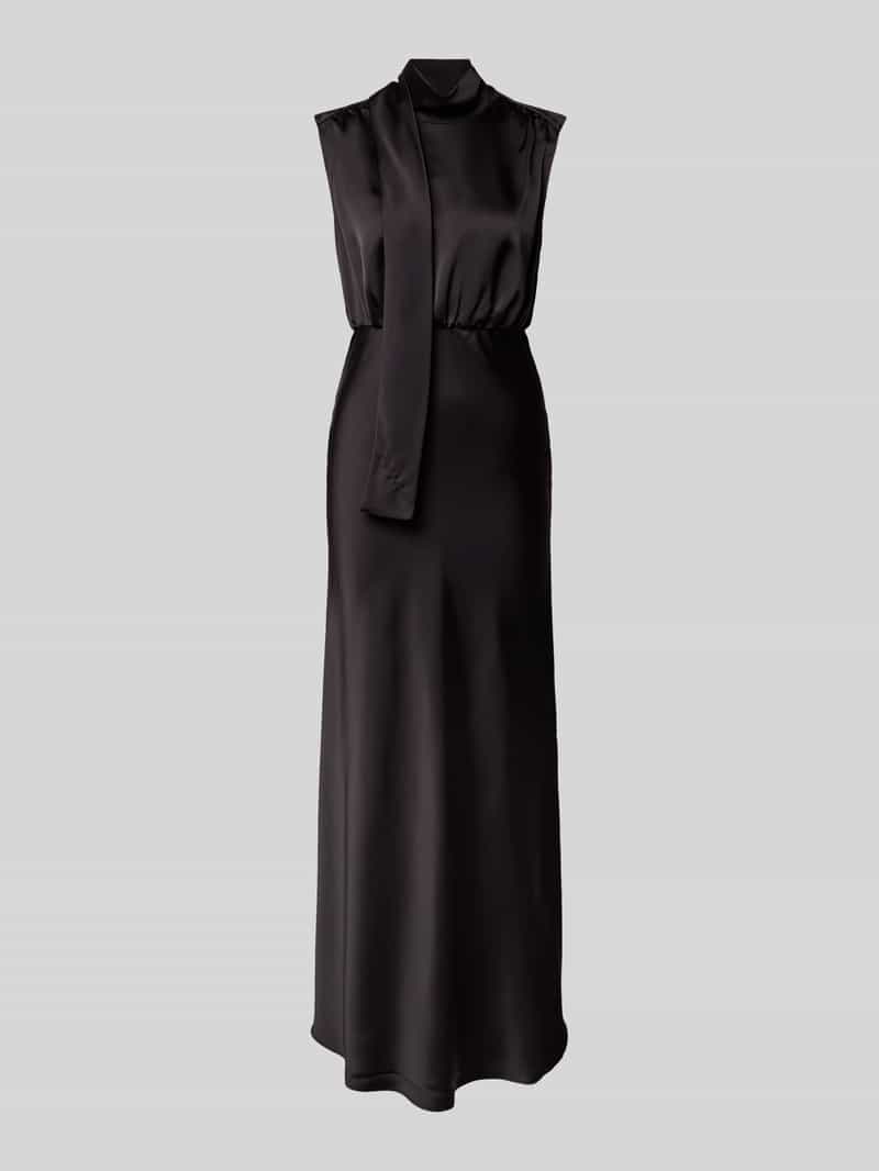 HUGO Maxi-jurk met opstaande kraag model 'Karile'