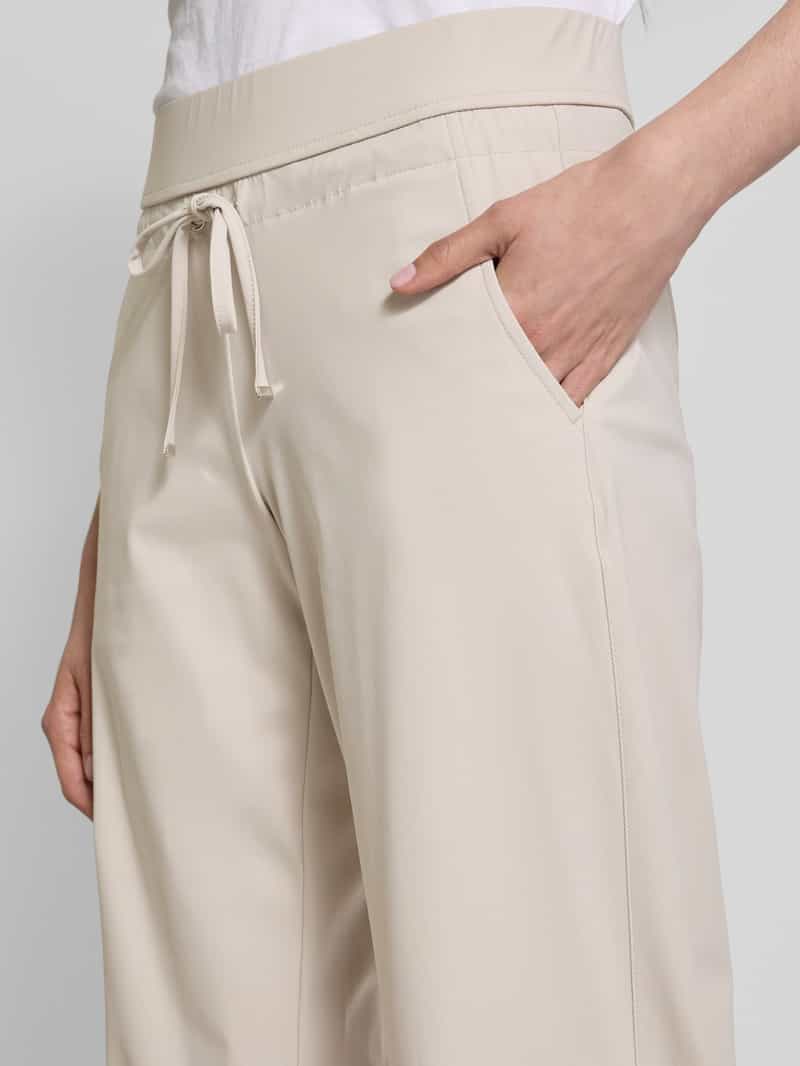 RAFFAELLO ROSSI Straight leg sweatpants met elastische band model 'CANDICE'