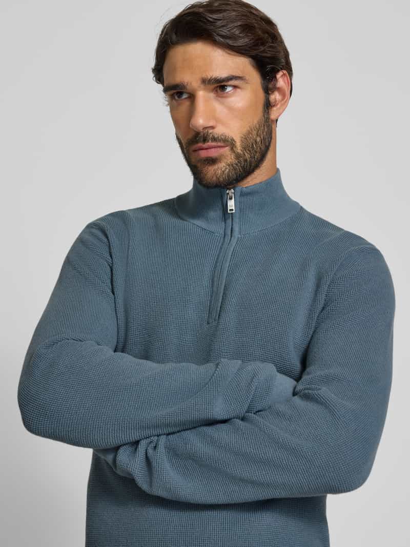 Matinique Gebreide pullover met schipperskraag model 'lagoon'