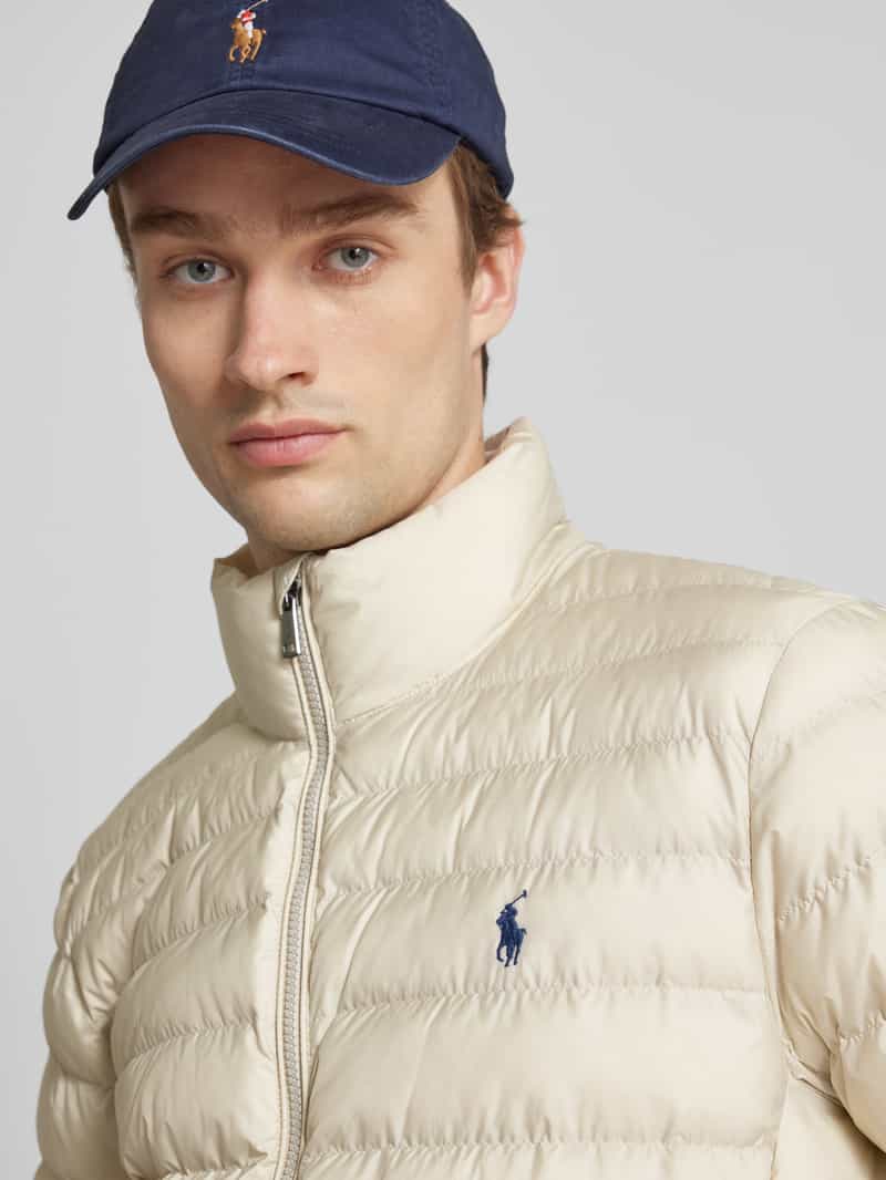 Polo Ralph Lauren Gewatteerd jack met logostitching model 'TERRA'