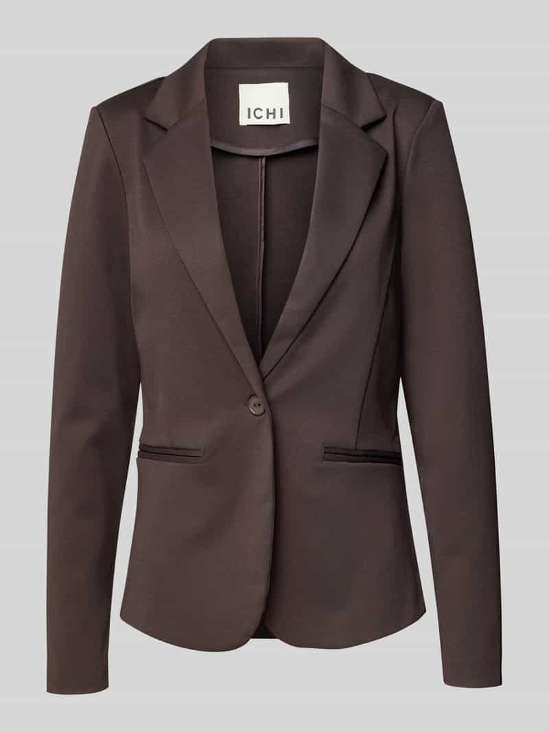 Ichi Slim fit blazer met paspelzakken model 'KATE'