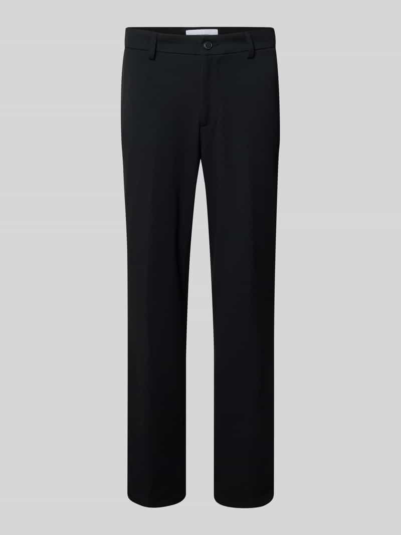 Les Deux Regular fit pantalon met riemlussen