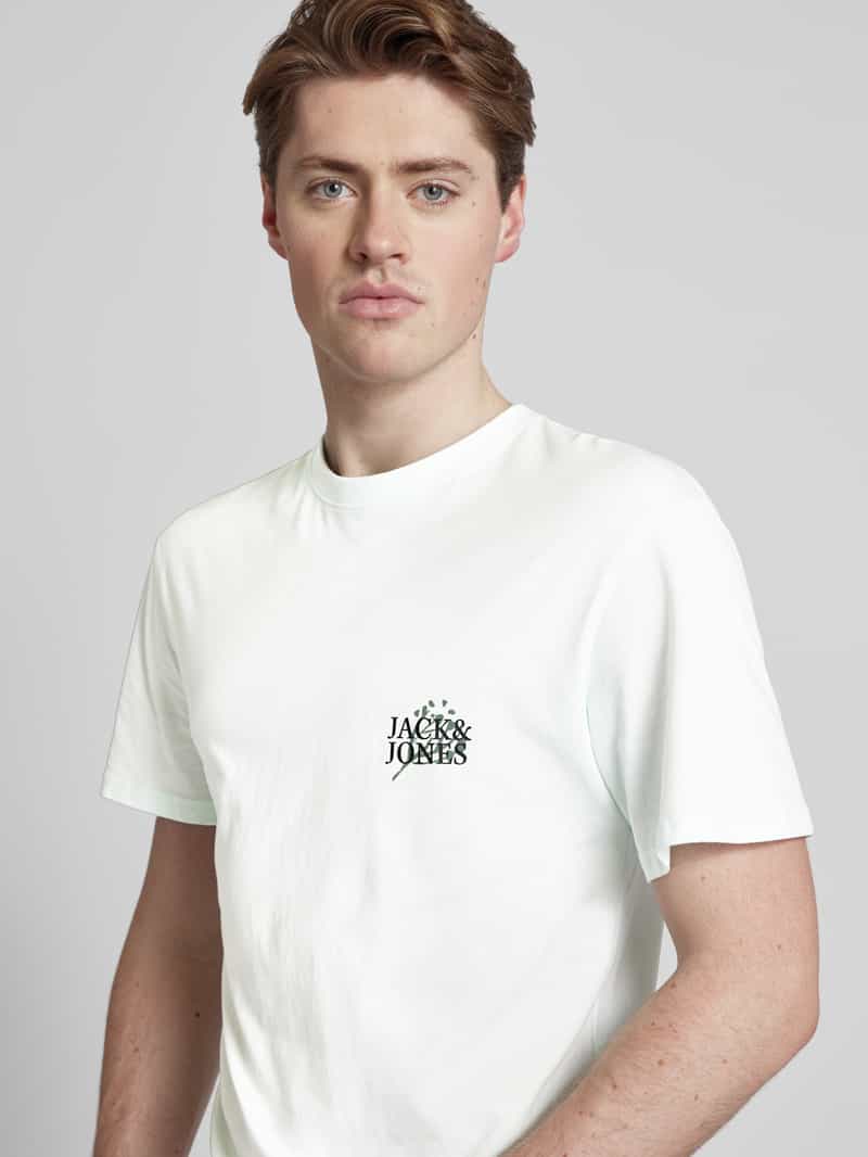jack & jones T-shirt met motiefprint model 'LAFAYETTE'