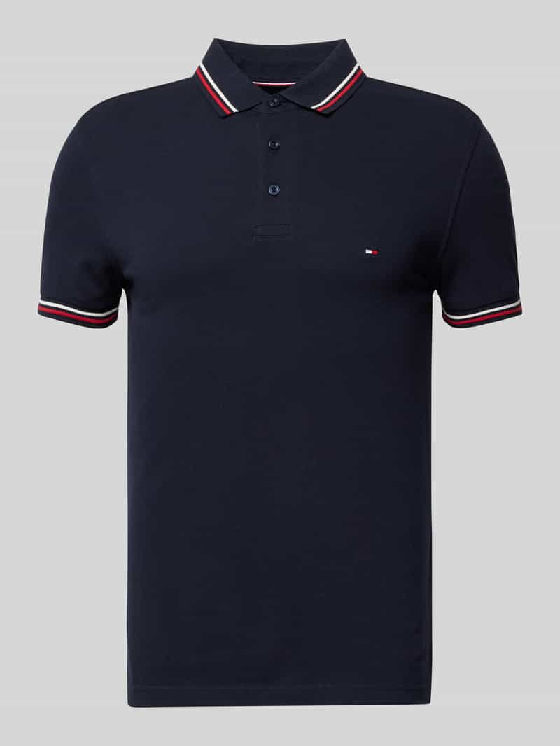 Tommy Hilfiger Slim fit poloshirt met logostitching