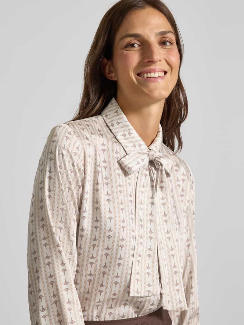 Joop! Regular fit blouse met sierstrik model 'Bernicia'