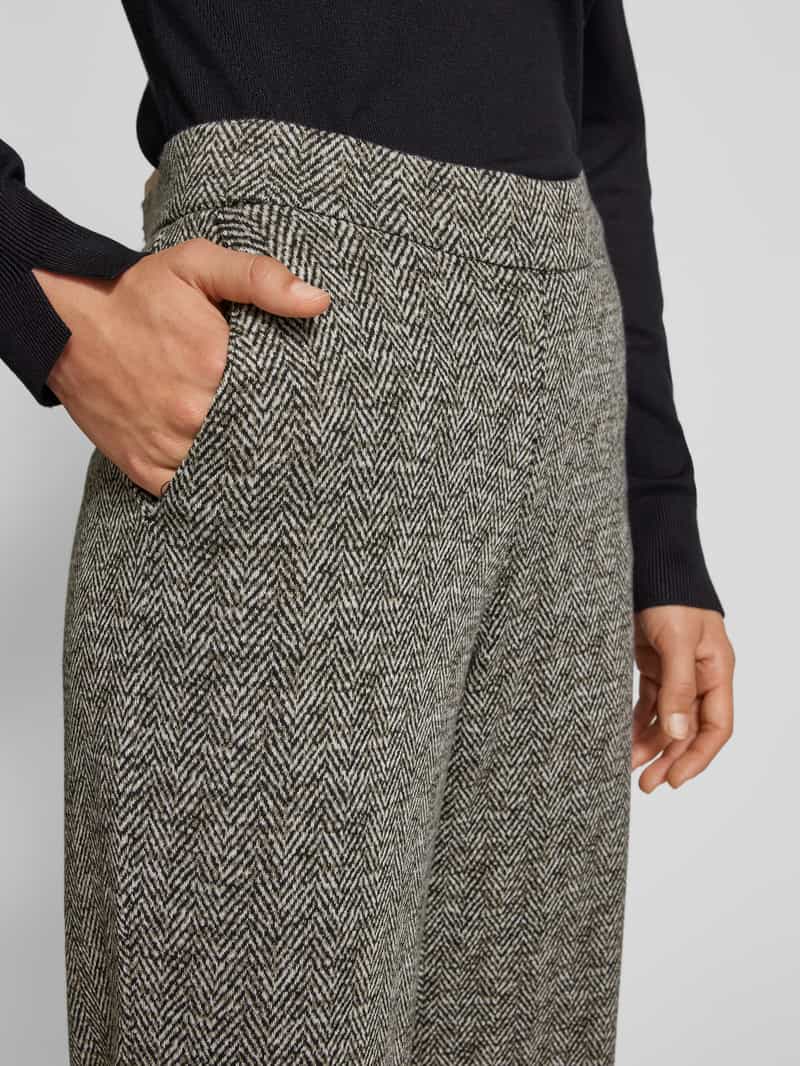 Angels Straight leg stoffen broek met paspelzakken model 'LIZ EASY'