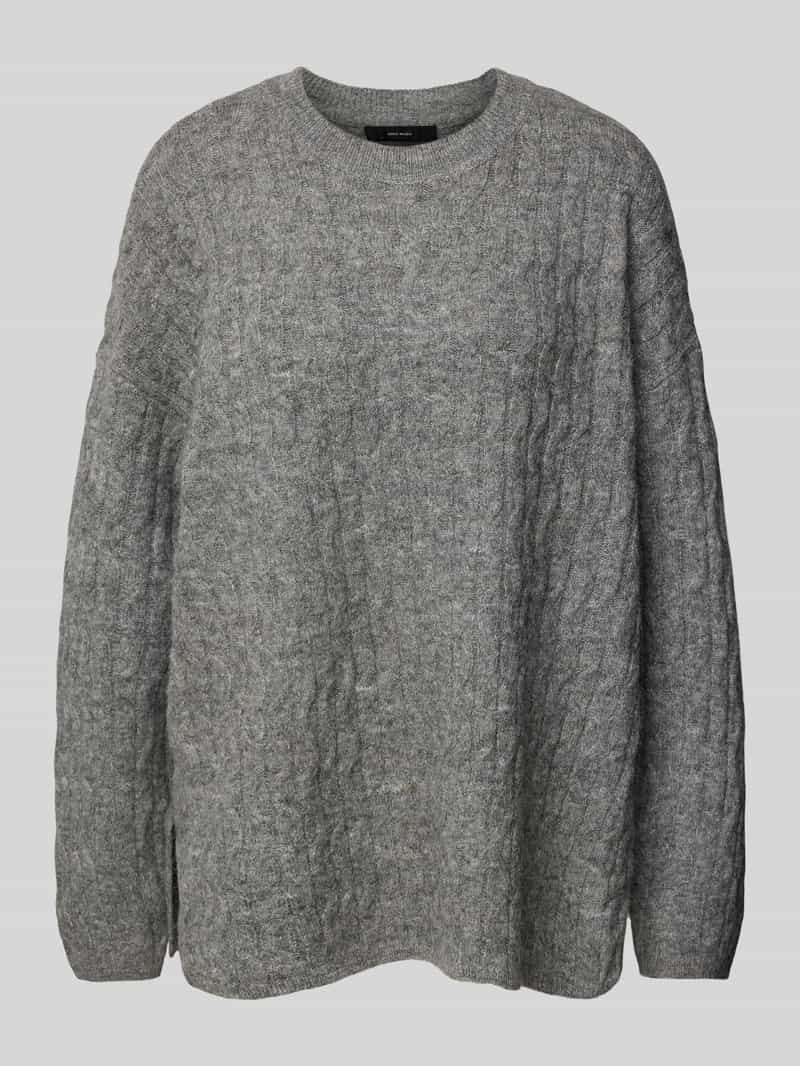 Vero Moda Comfort fit gebreide pullover met structuurtricot, model 'ELYA'