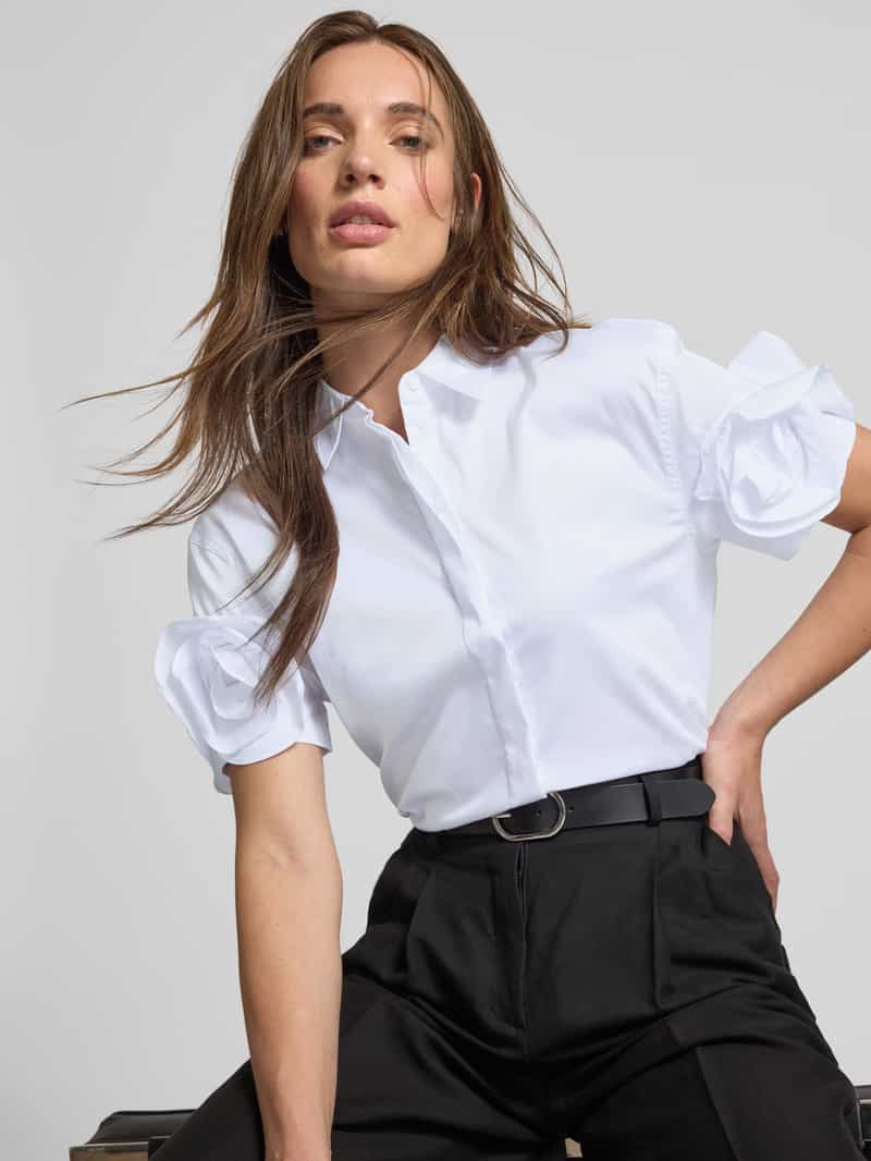 Zero Regular fit overhemdblosue met 1 2-mouwen