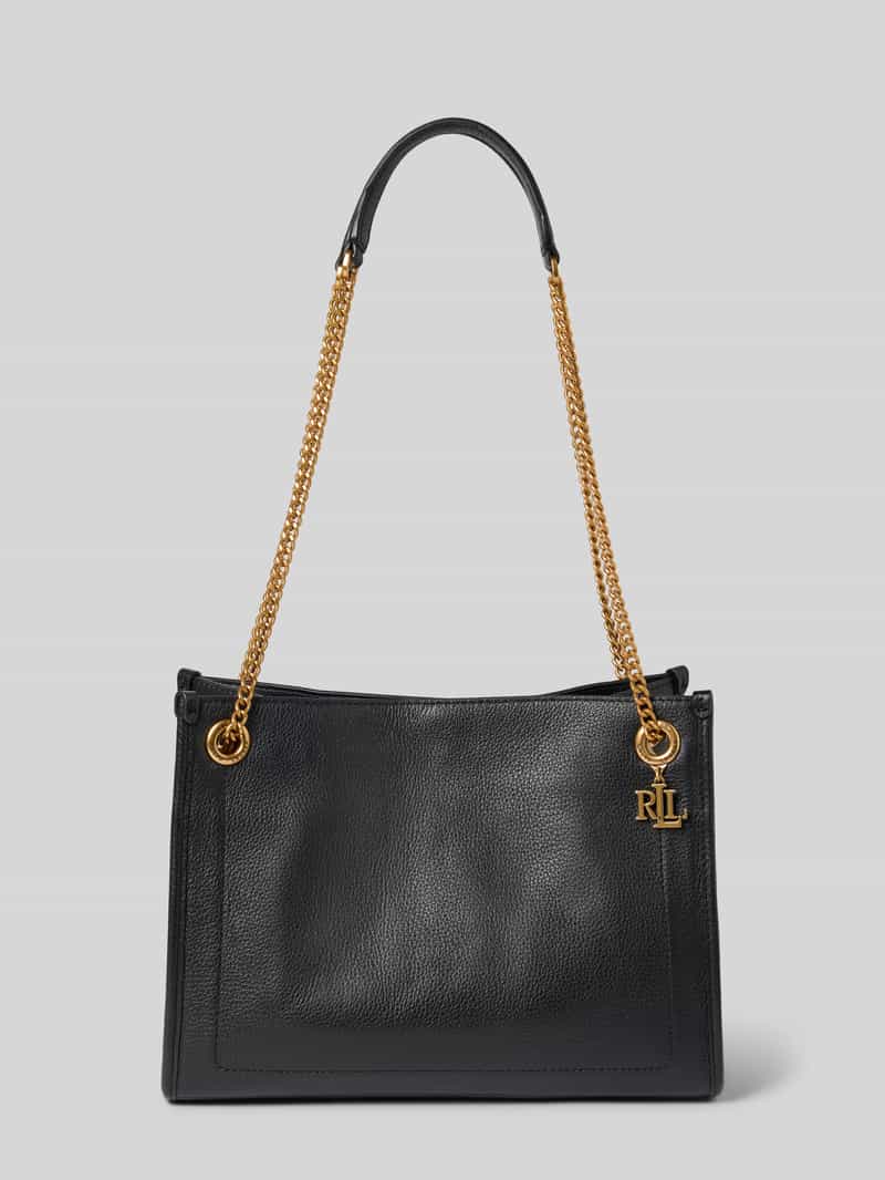Lauren Ralph Lauren Handtas met labelapplicatie en schouderband