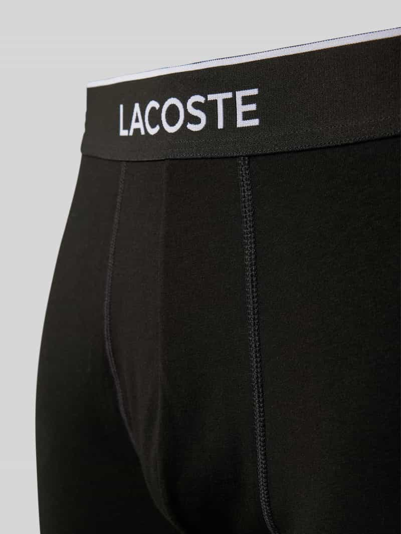 Lacoste Boxershort met band met label in een set van 3 stuks