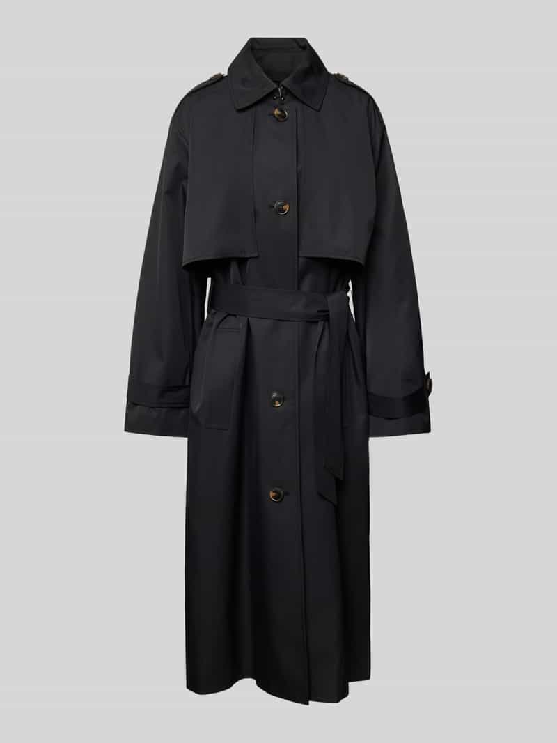 Jake*s Casual Trenchcoat met strikceintuur
