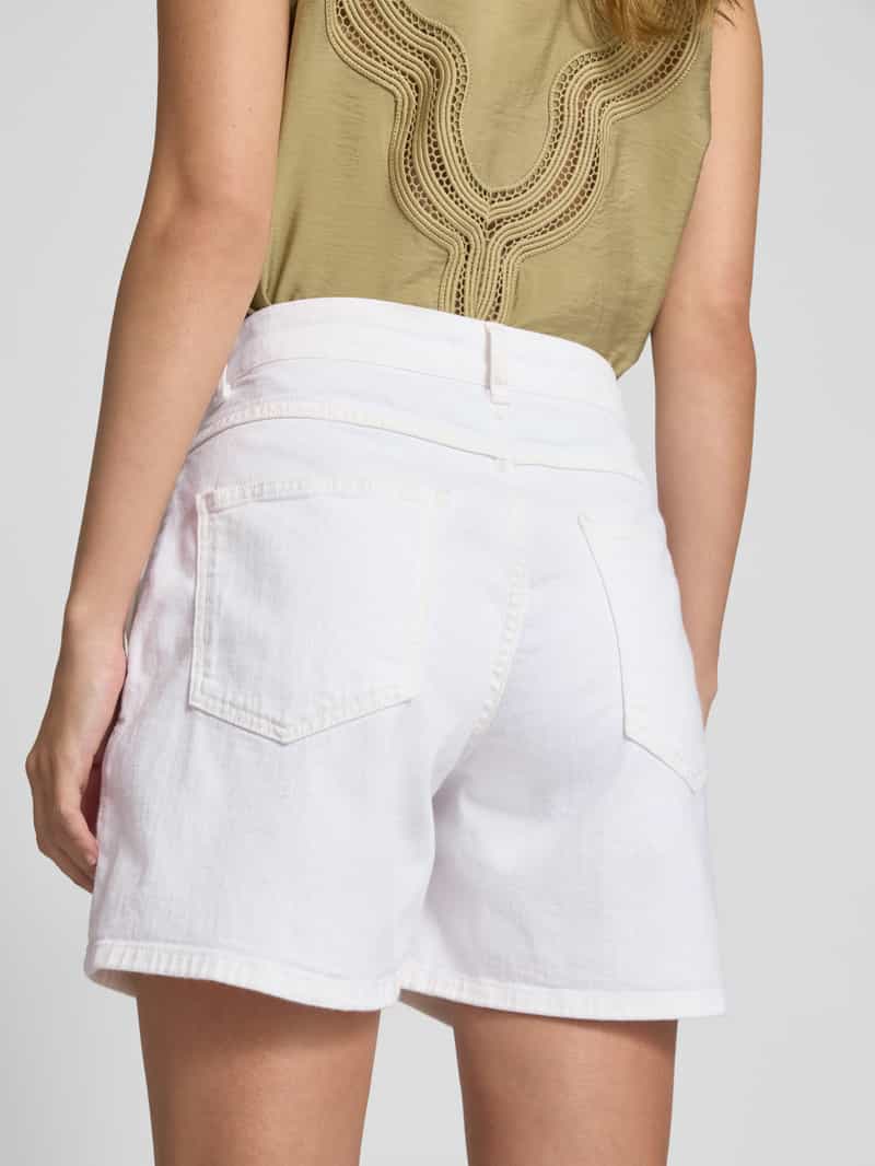 Rich & Royal Relaxed fit korte jeans met bandplooien
