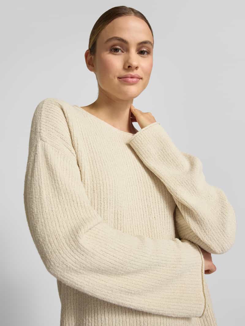 JAKE*S STUDIO WOMAN Oversized gebreide pullover met structuurmotief