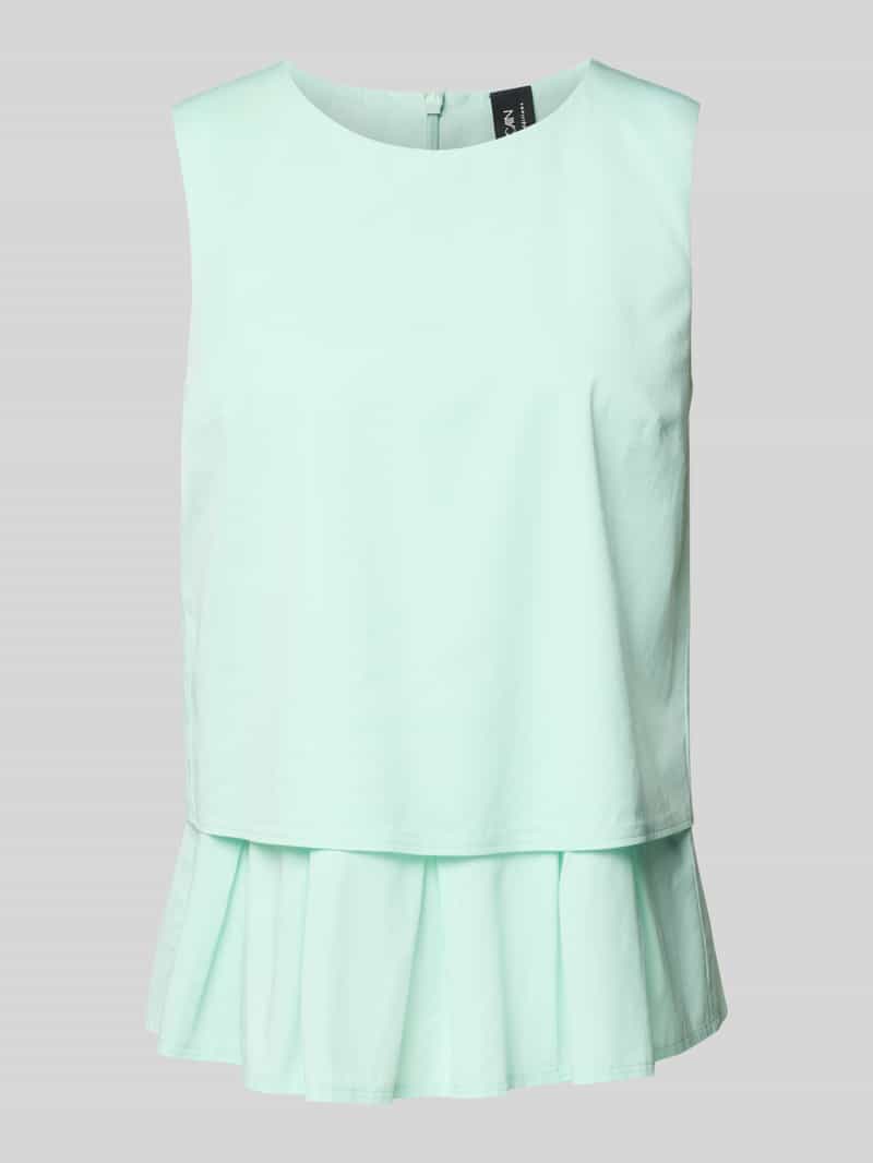 Marc Cain Regular fit blousetop in laagjeslook