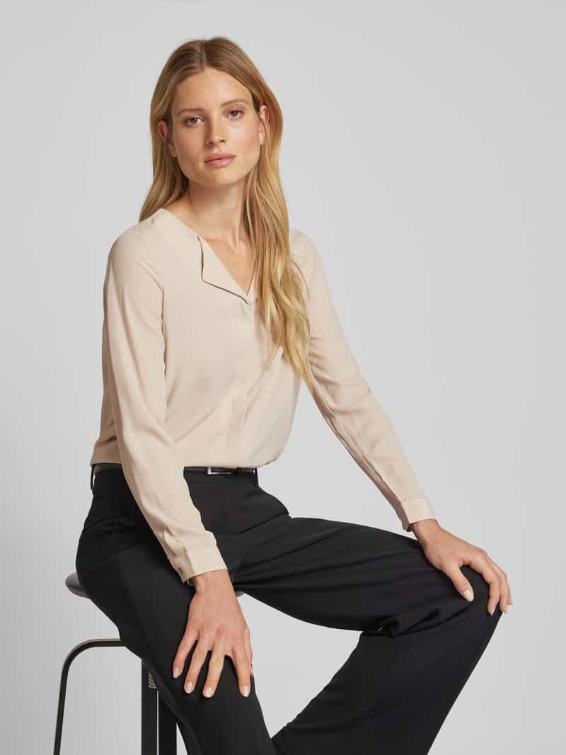 Vila Blouse met blinde knoopsluiting model 'LUCY'