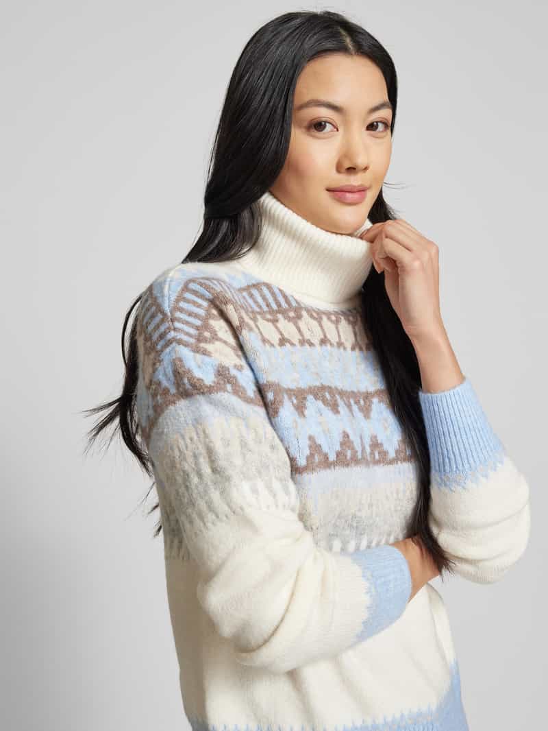 Christian Berg Woman Oversized gebreide pullover met col