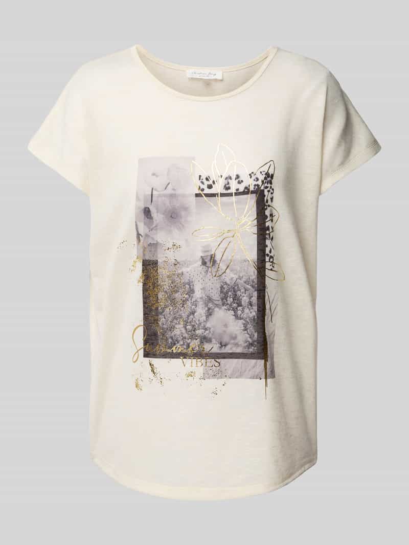 Christian Berg Woman T-shirt met motiefprint