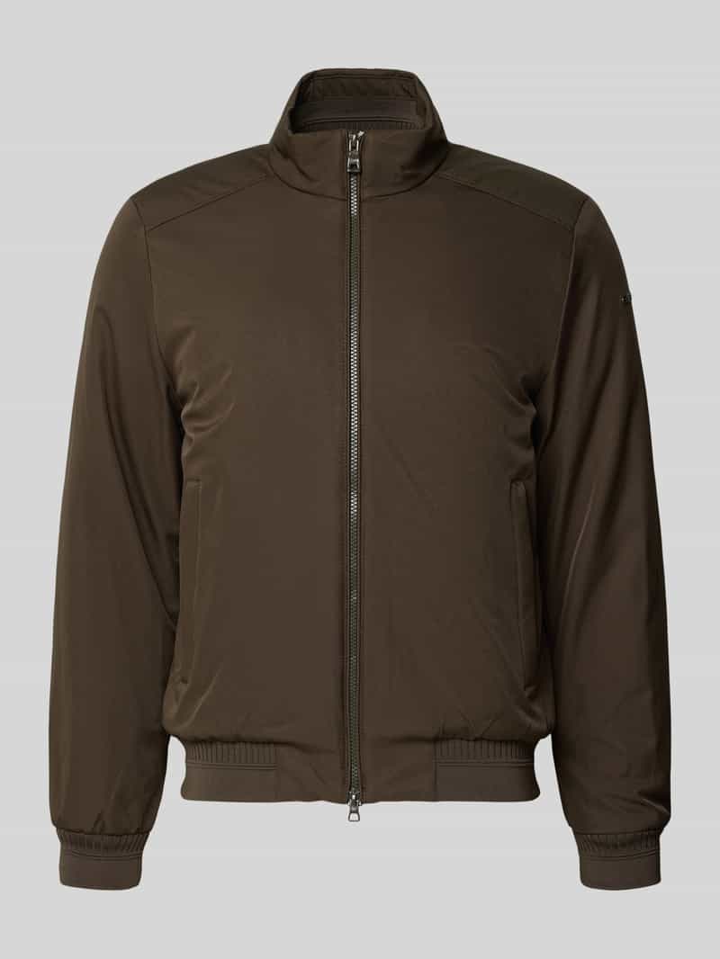 Geox Blouson met tweewegritssluiting en steekzakken