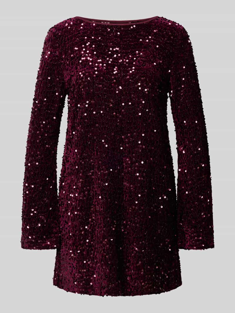 Only Nauwsluitende cocktailjurk met pailletten model 'ANIKA'