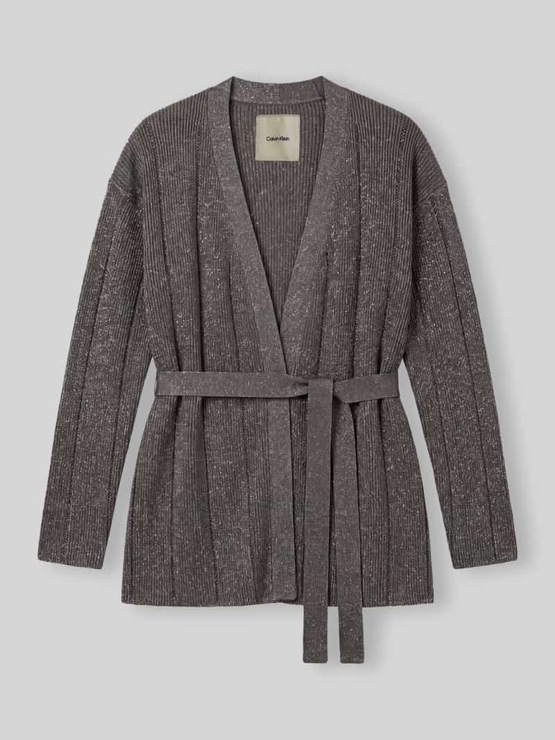 Calvin Klein Womenswear Gebreid jack met strikceintuur