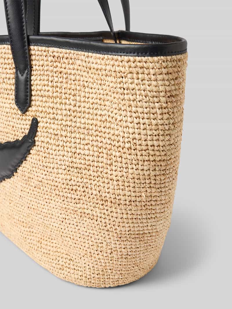 Zadig & Voltaire Handtas met leren badges model 'LE WINGS PANIER'
