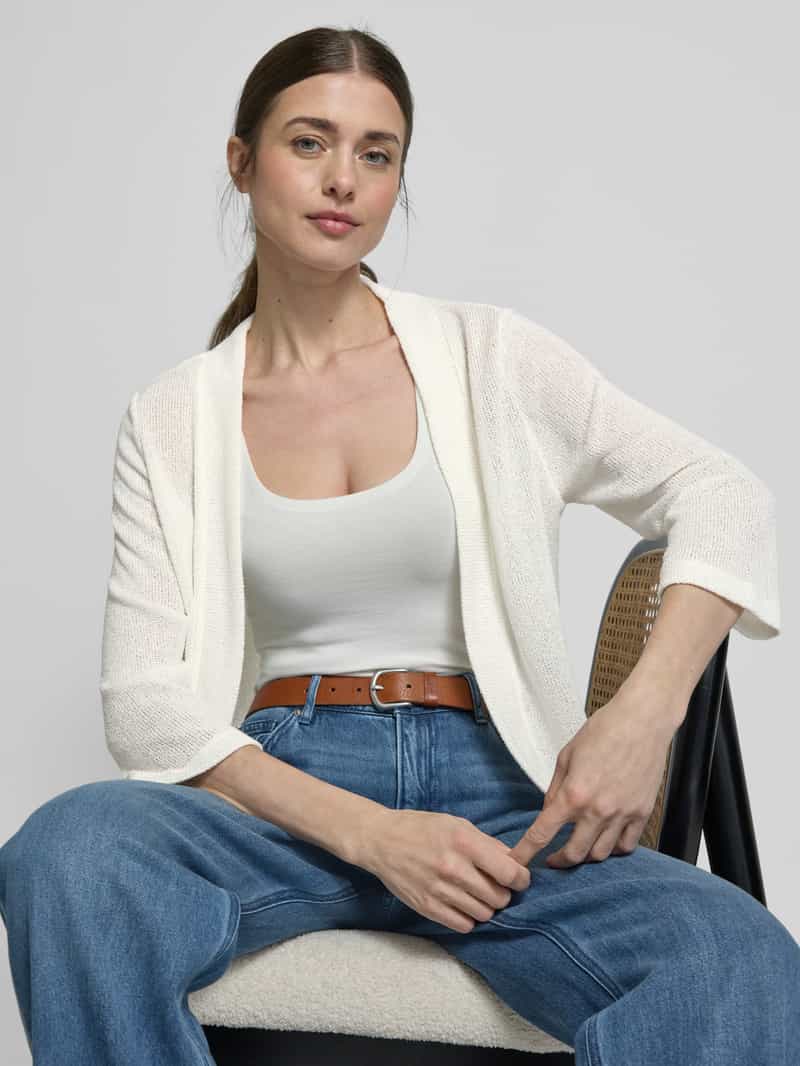 s.Oliver RED LABEL Relaxed fit cardigan van bouclé