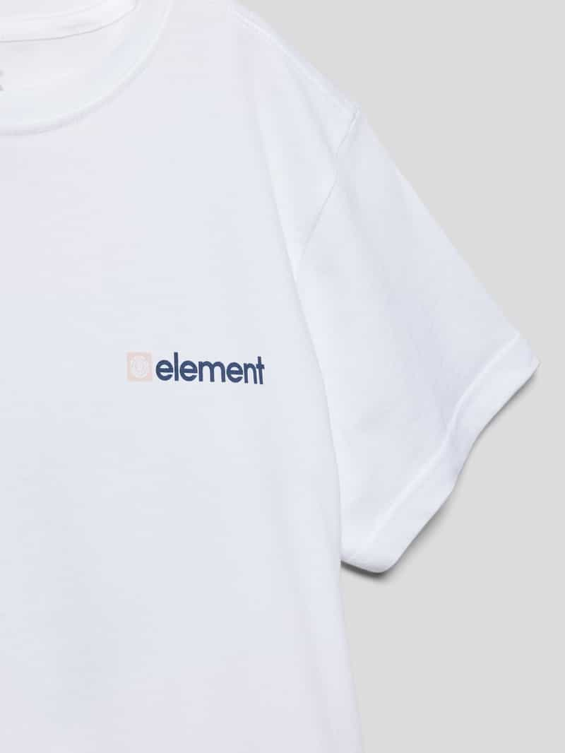 Element T-shirt met labelprint