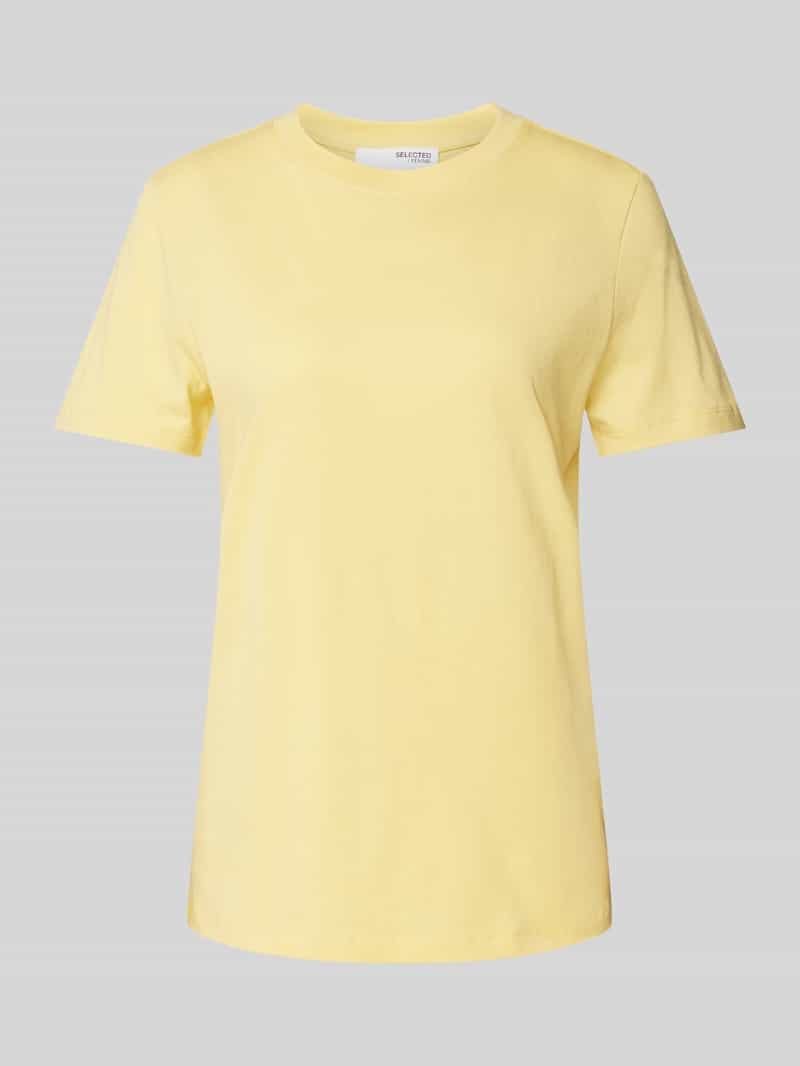 Selected Femme T-shirt met ronde hals