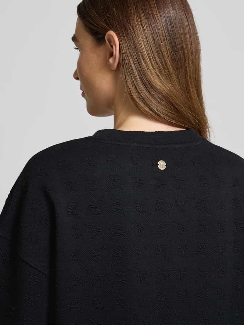 Joop! Sweatshirt met structuurmotief model 'Tashina'