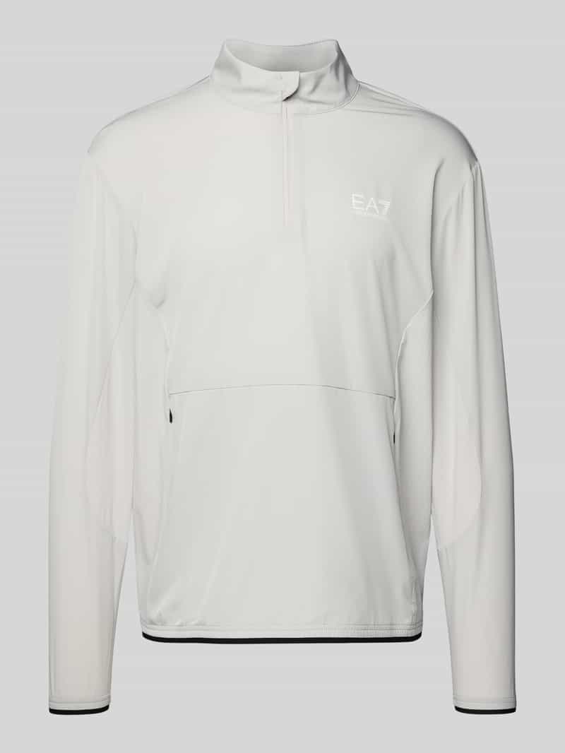 EA7 Emporio Armani Sweatshirt met opstaande kraag model 'VENTUS'