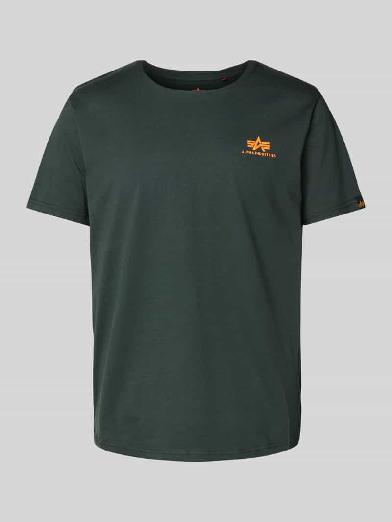 Alpha Industries Shirt met ronde hals BASIC T SMALL LOGO