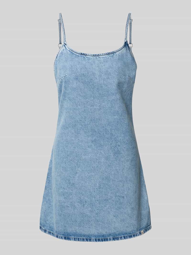 Calvin Klein Jeans Jeansjurk met verstelbare bandjes. model 'ICONIC'