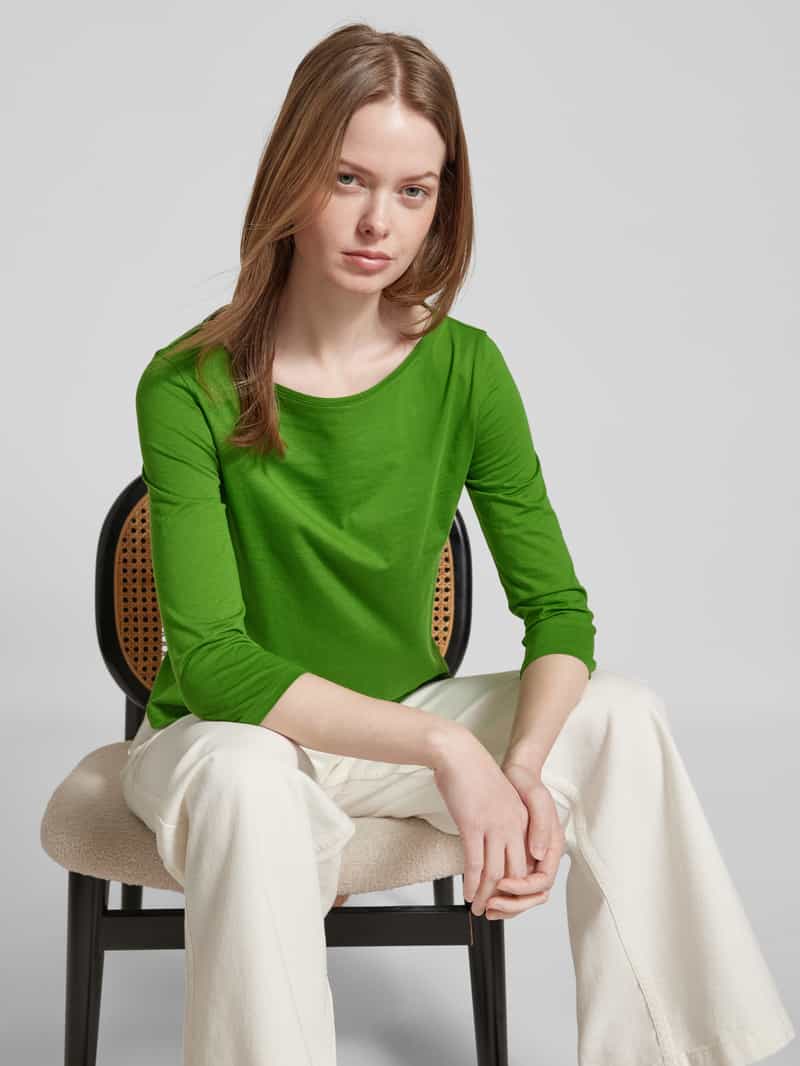 LANIUS T-shirt met 3 4-mouwen