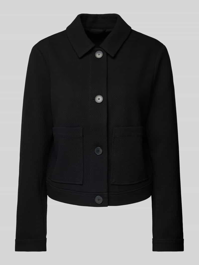 comma Blazer met opgestikte zakken