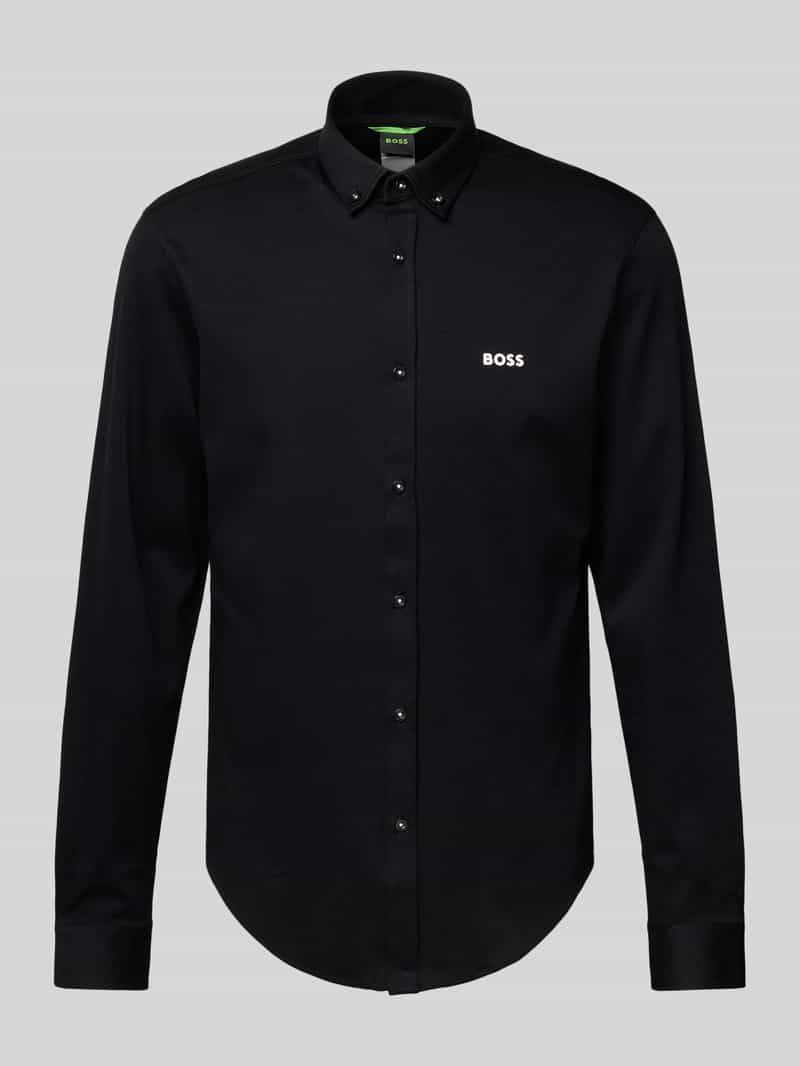 BOSS Green Slim fit vrijetijdsoverhemd met button-downkraag model 'MOTION'
