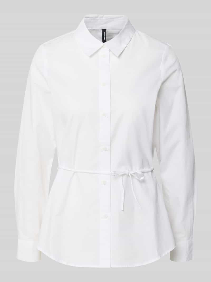 Vero Moda Regular fit overhemdblouse van puur katoen model 'ELINA'
