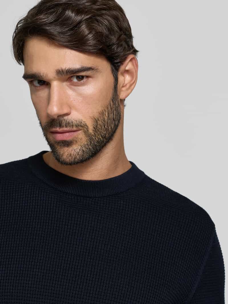 Boss Regular fit pullover van puur katoen model 'H-HIBRIDO'