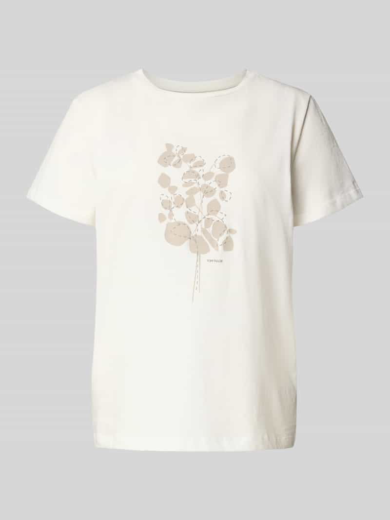 Tom Tailor Regular fit T-shirt van puur katoen