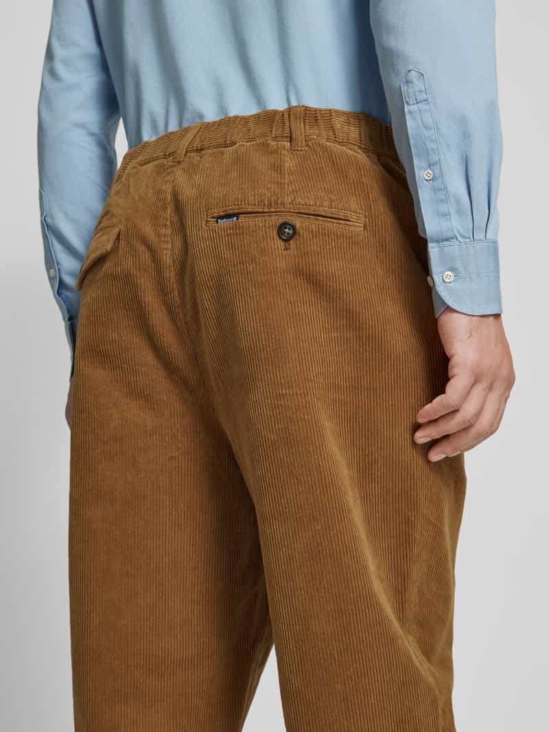 Barbour Stoffen broek met structuurmotief