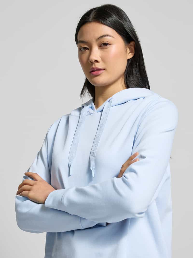 s.Oliver RED LABEL Relaxed fit hoodie van katoenmix met brede koordjes