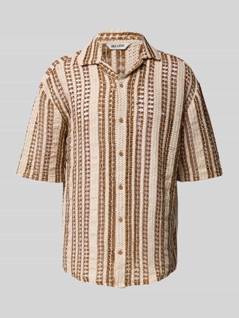 Only & Sons Regular fit vrijetijdsoverhemd met reverskraag model 'DANI'