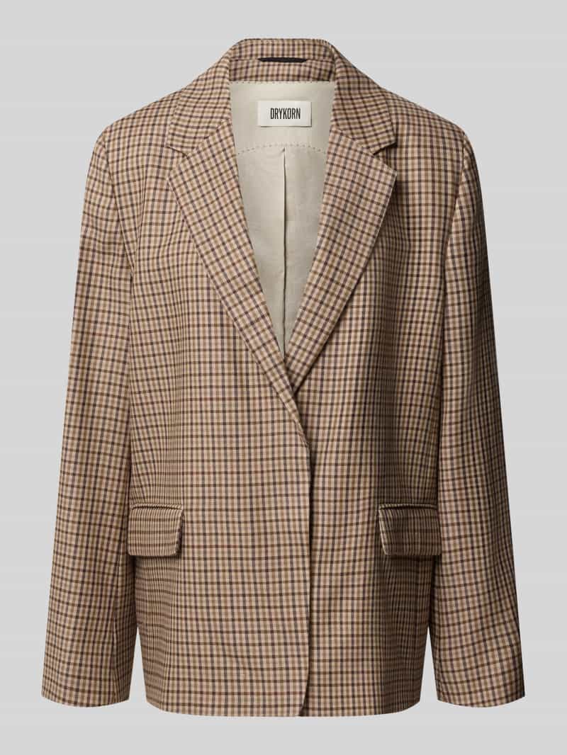 Drykorn relaxed fit blazer van zuivere scheerwol model 'SHENTON'