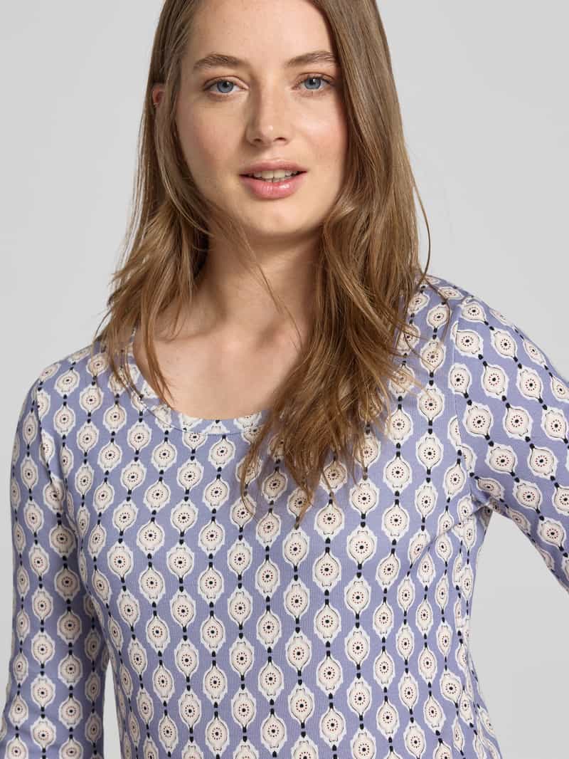 Marc Cain T-shirt met 1 2-mouwen