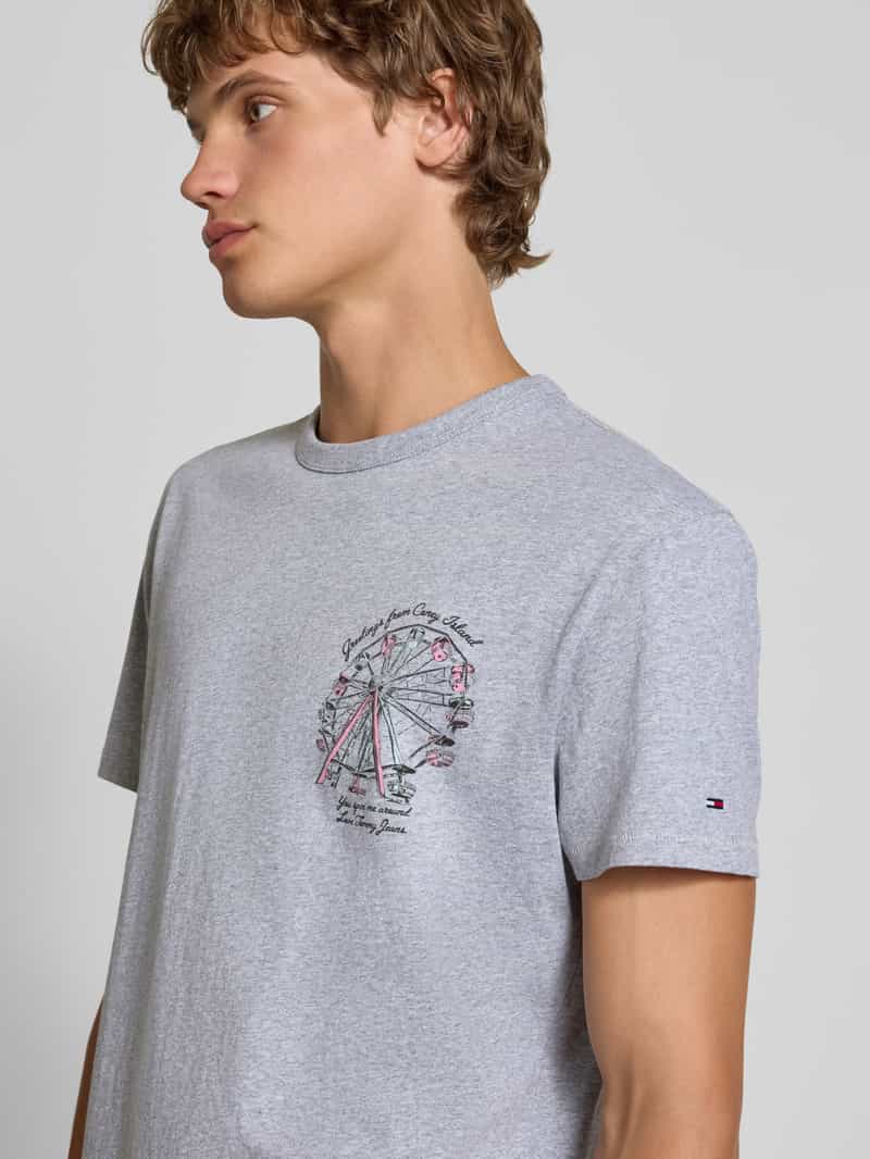 Tommy Jeans Regular fit T-shirt van puur katoen