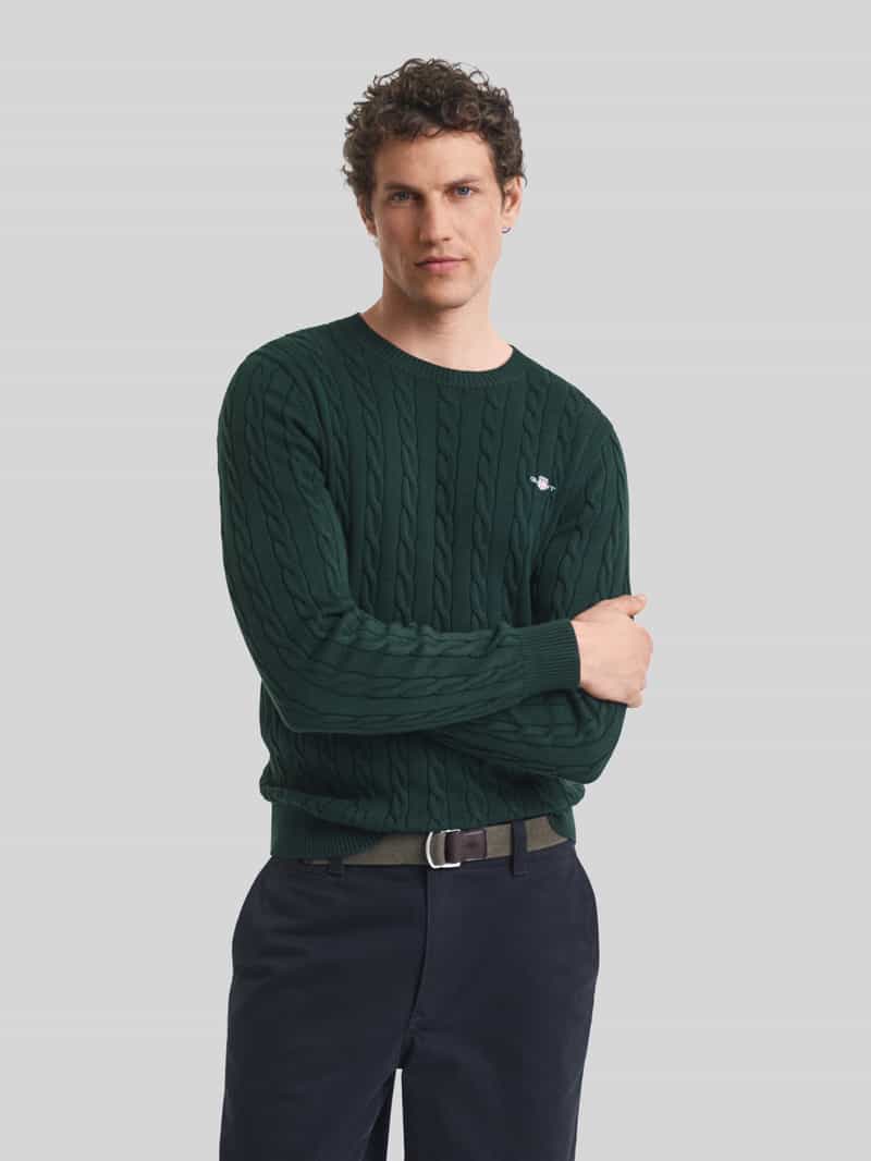 Gant Pullover met geborduurd logo