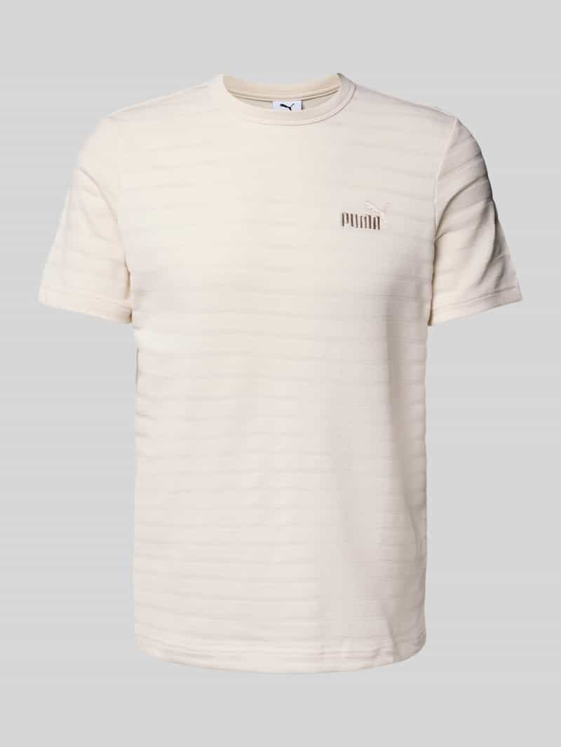 PUMA PERFORMANCE T-shirt met structuurmotief model 'ESS ELEVATED'