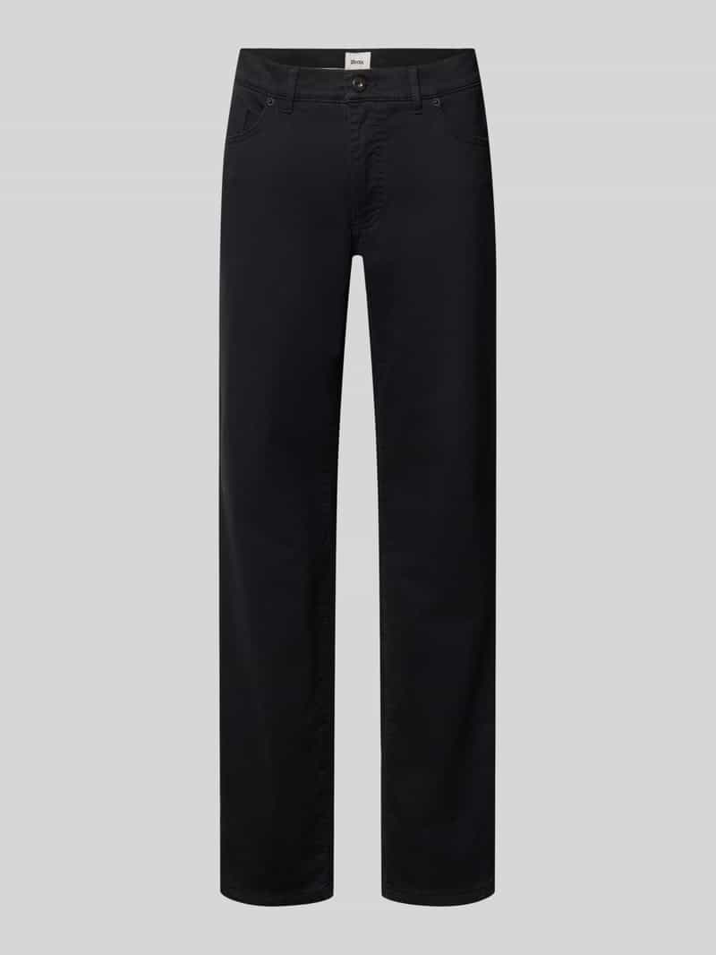 BRAX Regular fit wijdte broek van katoenmix