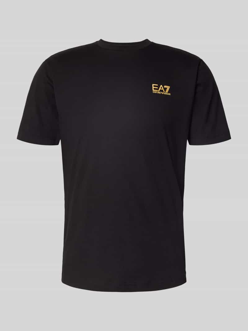 EA7 Emporio Armani T-shirt met labelprint