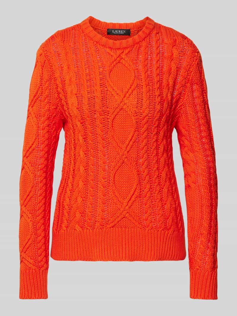 Lauren Ralph Lauren Gebreide pullover met ribboorden model 'HILVAITE'