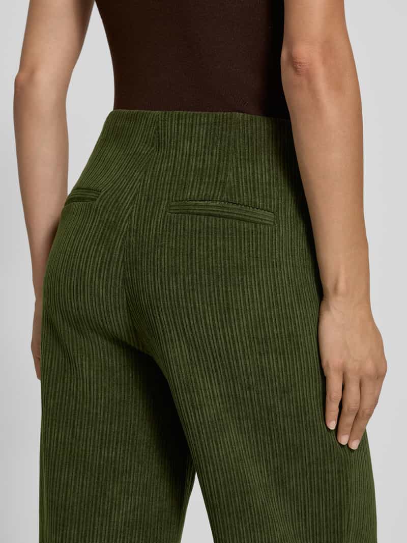 Ichi Corduroy broek met elastische band model 'KATE'